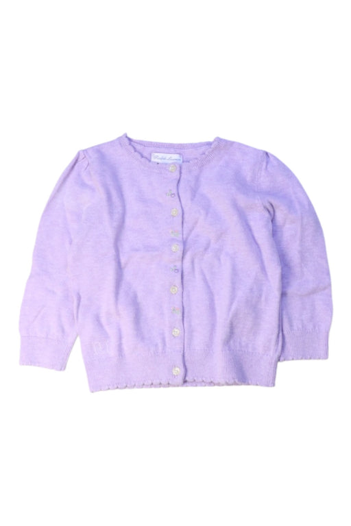 A Purple Cardigans from Ralph Lauren in size 12-18M for girl. (Front View)