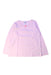 A Pink Long Sleeve Tops from Petit Bateau in size 6T for girl. (Front View)