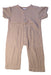 A Beige Short Sleeve Rompers from Son and Daughter in size 5T for girl. (Front View)