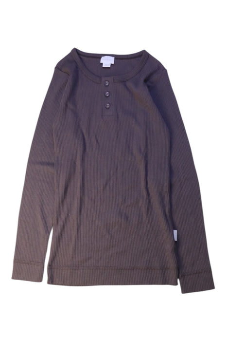 A Brown Long Sleeve Tops from Jamie Kay in size 7Y for girl. (Front View)