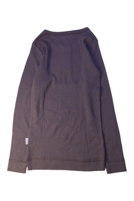 A Brown Long Sleeve Tops from Jamie Kay in size 7Y for girl. (Back View)