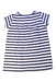A Navy Short Sleeve Dresses from Crewcuts in size 6T for girl. (Back View)