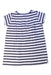 A Navy Short Sleeve Dresses from Crewcuts in size 6T for girl. (Back View)