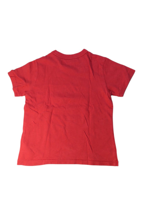 A Red Short Sleeve T Shirts from Polo Ralph Lauren in size 4T for boy. (Back View)