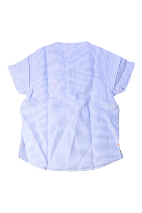 A Blue Short Sleeve Shirts from Jacadi in size 3T for boy. (Back View)
