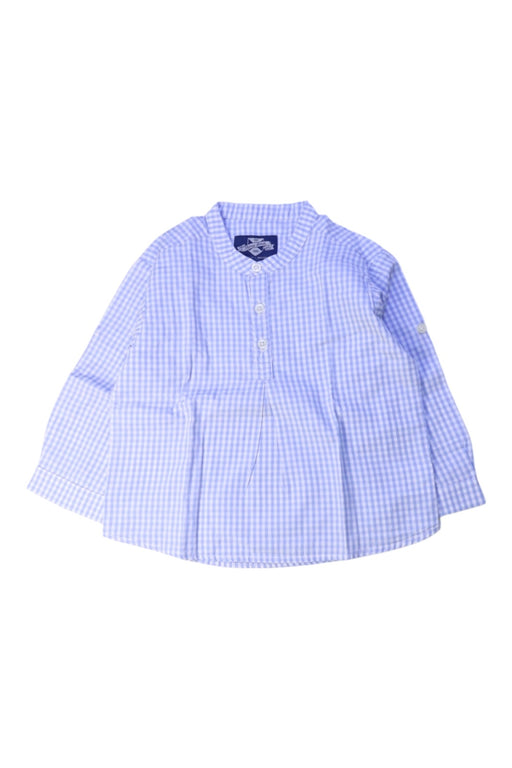 A Blue Long Sleeve Shirts from Thomas Brown in size 18-24M for boy. (Front View)