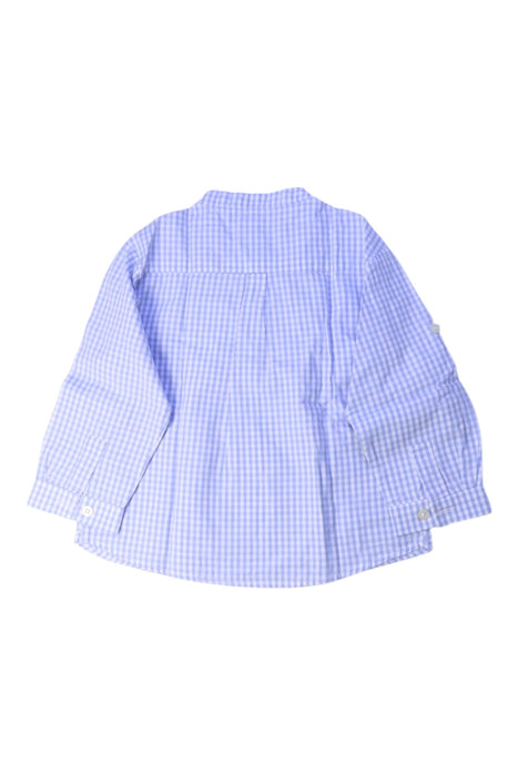 A Blue Long Sleeve Shirts from Thomas Brown in size 18-24M for boy. (Back View)