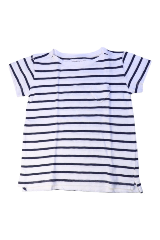 A White Short Sleeve T Shirts from Crewcuts in size 4T for girl. (Front View)