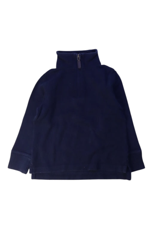 A Navy Zippered Sweatshirts from Crewcuts in size 2T for boy. (Front View)