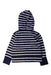A Navy Hooded Sweatshirts from Crewcuts in size 2T for boy. (Back View)