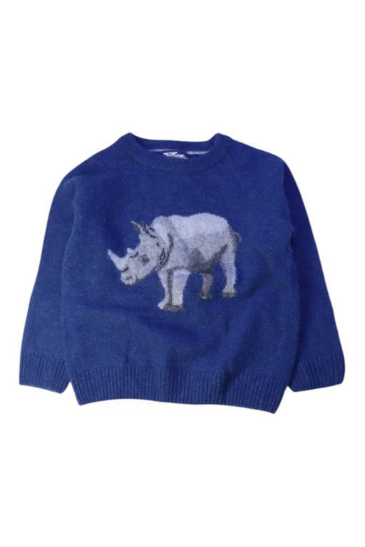 A Blue Knit Sweaters from Thomas Brown in size 2T for boy. (Front View)