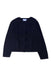A Navy Cardigans from Jacadi in size 6T for girl. (Front View)
