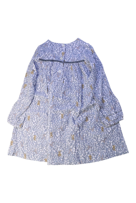 A Blue Long Sleeve Dresses from Confiture in size 4T for girl. (Back View)