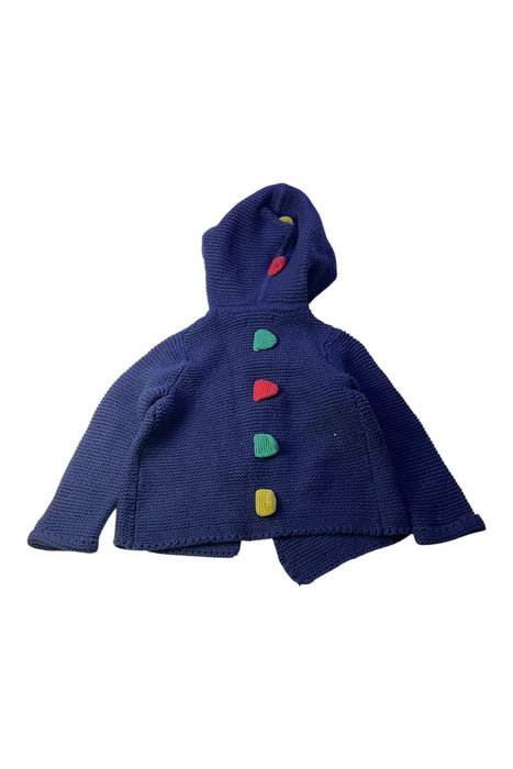 A Blue Buttoned Sweatshirts from Boden in size 2T for neutral. (Back View)