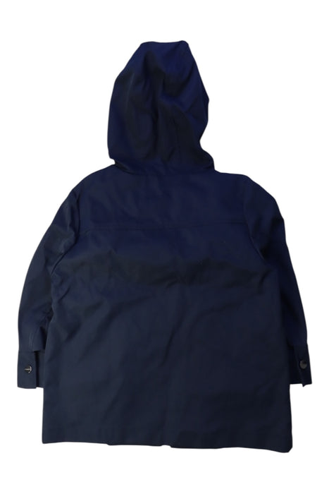 A Navy Coats from Jacadi in size 5T for boy. (Back View)