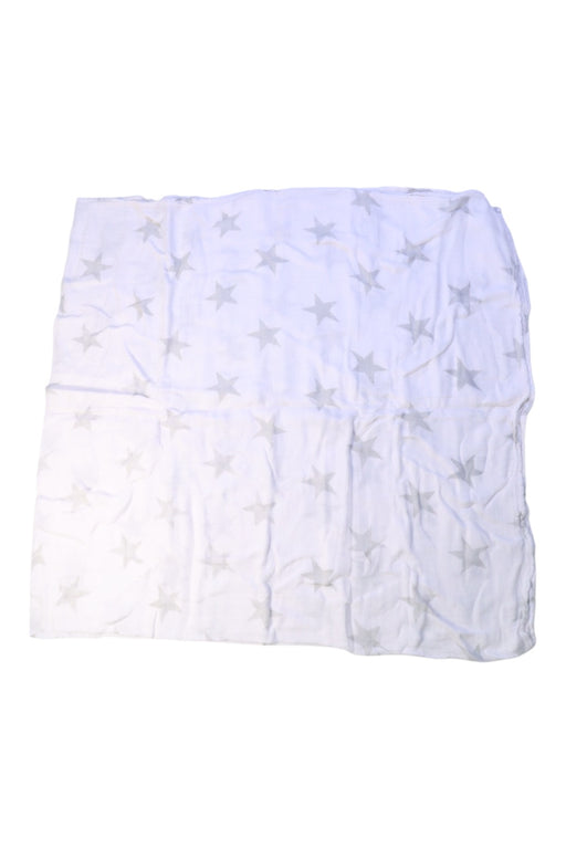A White Blankets from Aden & Anais in size O/S for neutral. (Front View)