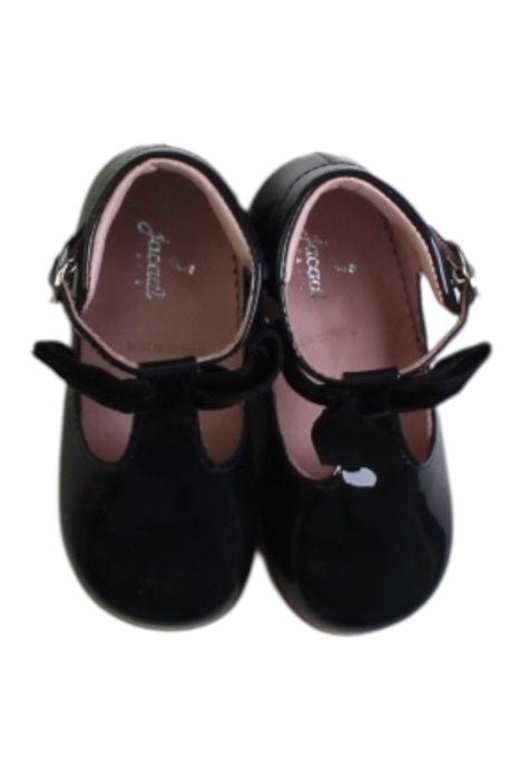 A Navy Flats from Jacadi in size 18-24M for girl. (Back View)