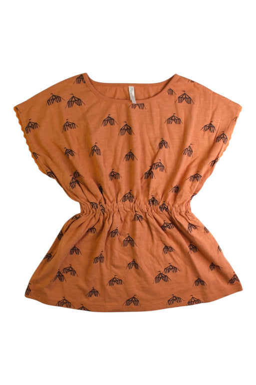 A Orange Short Sleeve Dresses from Rylee + Cru in size 18-24M for girl. (Front View)