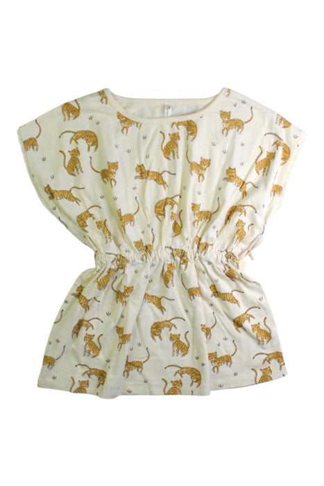 A Ivory Short Sleeve Dresses from Rylee + Cru in size 18-24M for girl. (Front View)