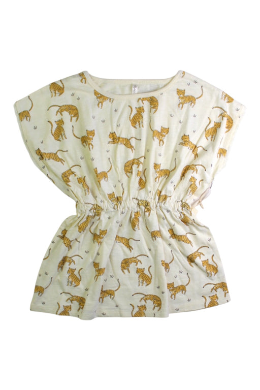 A Ivory Short Sleeve Dresses from Rylee + Cru in size 18-24M for girl. (Front View)