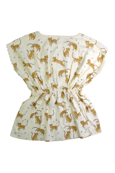 A Ivory Short Sleeve Dresses from Rylee + Cru in size 18-24M for girl. (Back View)