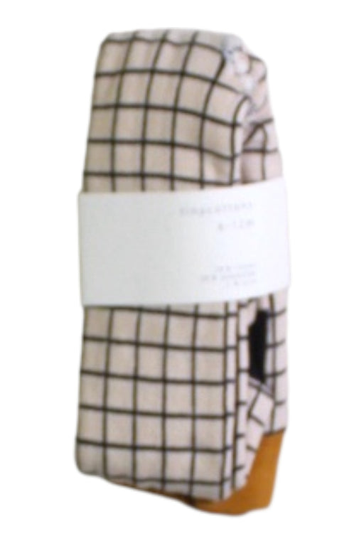 A Beige Socks from Tinycottons in size 6-12M for neutral. (Front View)