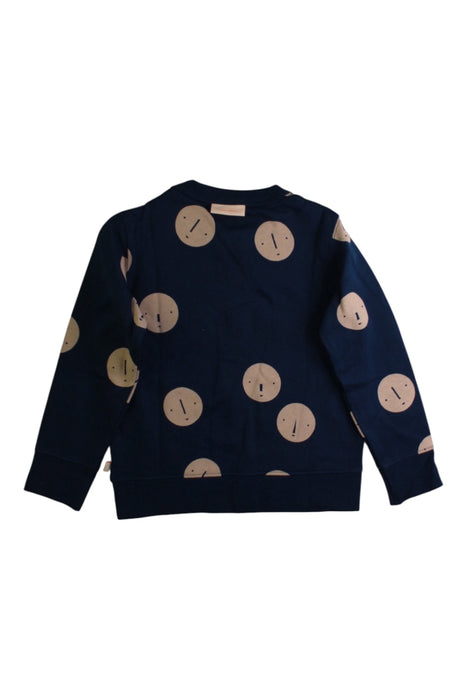 A Navy Long Sleeve Tops from Tinycottons in size 12-18M for boy. (Back View)