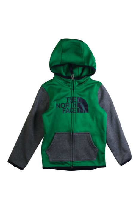 A Green Lightweight Jackets from The North Face in size 3T for boy. (Front View)