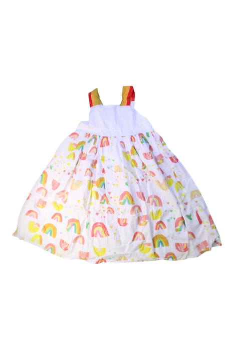 A White Sleeveless Dresses from Stella McCartney in size 6T for girl. (Back View)