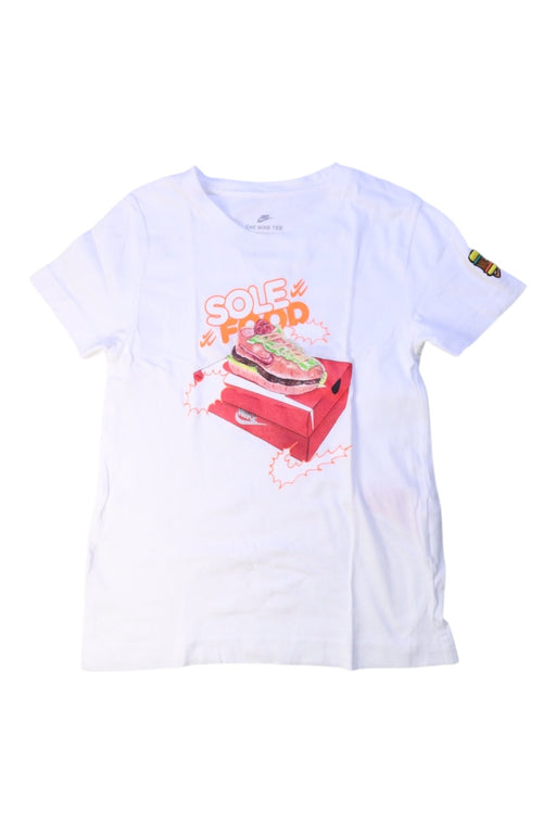 A White Short Sleeve T Shirts from Nike in size 5T for neutral. (Front View)