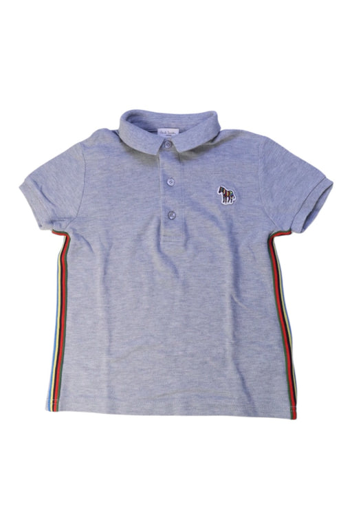 A Blue Short Sleeve Polos from Paul Smith in size 5T for boy. (Front View)