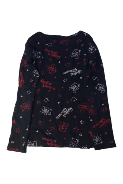 A Black Long Sleeve Tops from Joey Hysteric in size 5T for girl. (Back View)