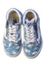 A Blue Sneakers from Vans in size 5T for girl. (Back View)