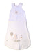 A White Sleepsacs from Natures Purest in size 0-3M for neutral. (Front View)
