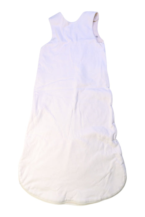 A White Sleepsacs from Natures Purest in size 0-3M for neutral. (Back View)