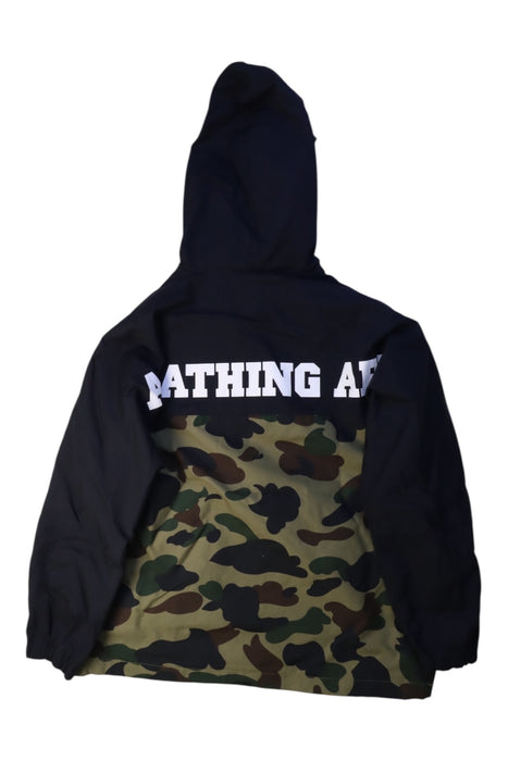 A Black Lightweight Jackets from Bape by A Bathing Ape in size 7Y for boy. (Back View)