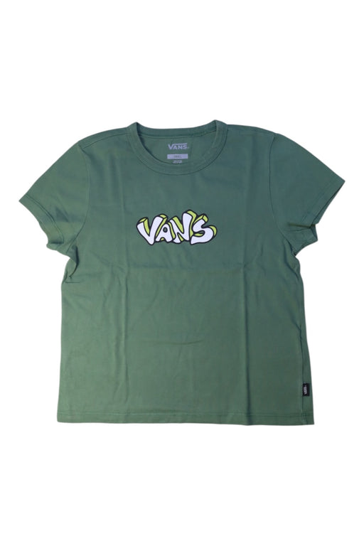 A Green Short Sleeve T Shirts from Vans in size 14Y for boy. (Front View)