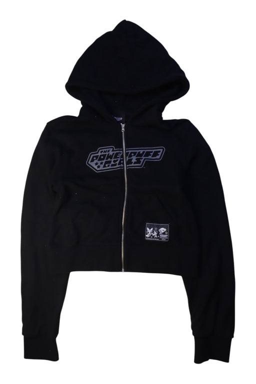 A Black Hooded Sweatshirts from Acmé de la vie in size 14Y for girl. (Front View)