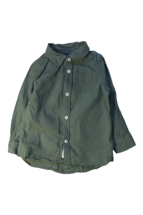 A Green Long Sleeve Shirts from Country Road in size 18-24M for boy. (Front View)