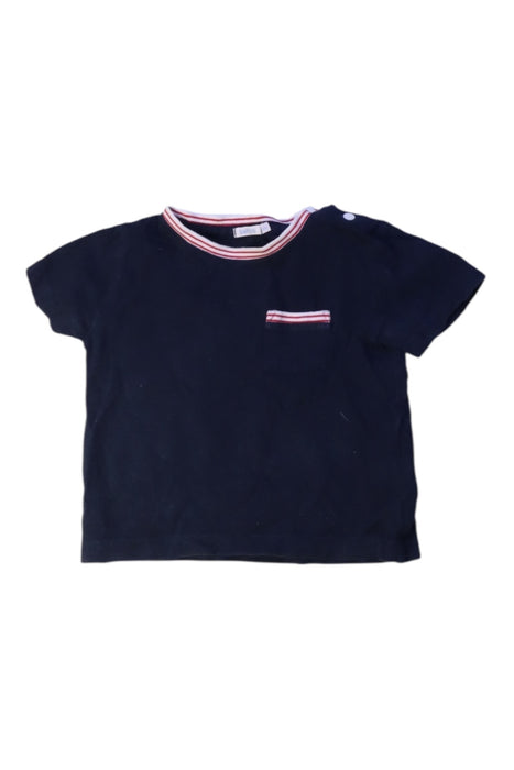 A Navy Short Sleeve T Shirts from Bout'Chou in size 2T for boy. (Front View)