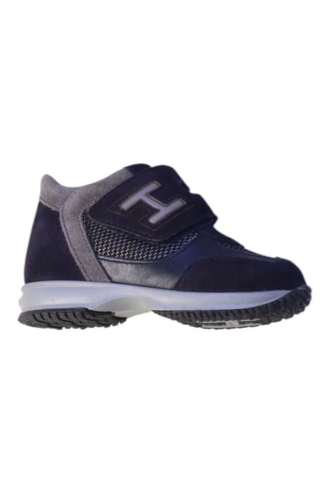 A Blue Sneakers from Hogan in size 12-18M for boy. (Front View)