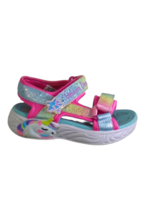 A Multicolour Sandals from Skechers in size 4T for girl. (Front View)