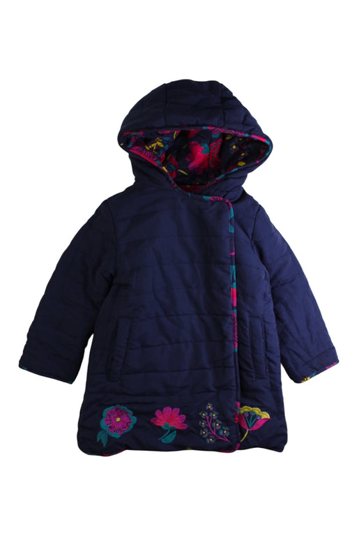 A Navy Puffer/Quilted Coats & Outerwear from DPAM in size 4T for girl. (Front View)