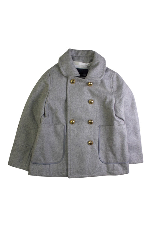 A Grey Coats from Madewell in size 4T for girl. (Front View)