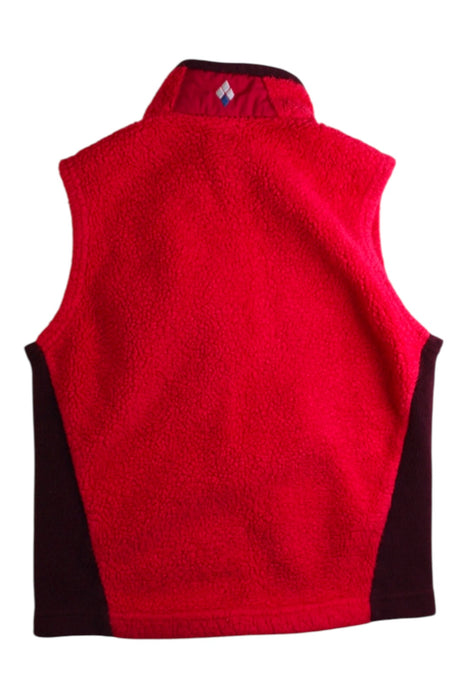 A Red Outerwear Vests from Mont-bell in size 5T for neutral. (Back View)