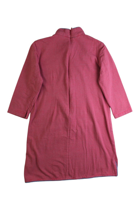 A Pink Long Sleeve Dresses from Chouchou Chic in size 4T for girl. (Back View)