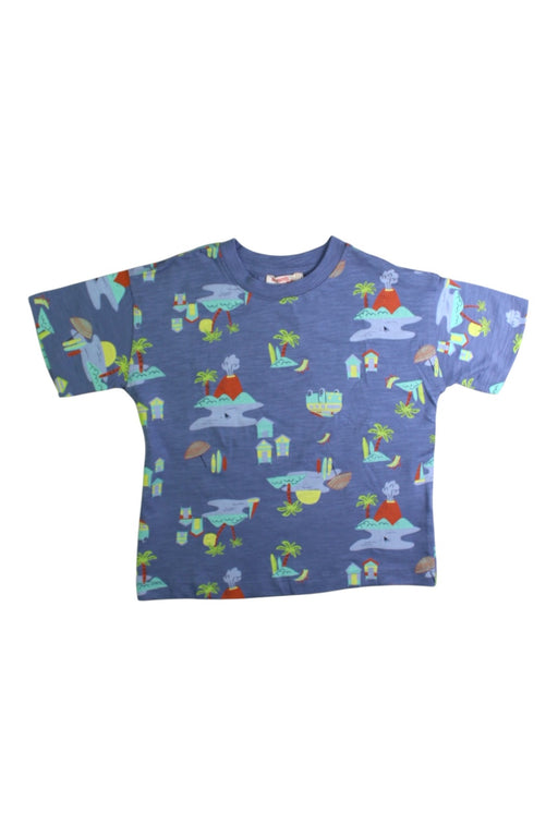A Blue Short Sleeve T Shirts from DPAM in size 3T for boy. (Front View)