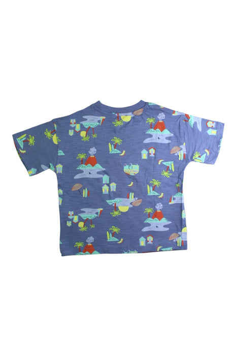 A Blue Short Sleeve T Shirts from DPAM in size 3T for boy. (Back View)