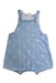 A Blue Overall Shorts from Seed in size 6-12M for girl. (Front View)