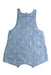 A Blue Overall Shorts from Seed in size 6-12M for girl. (Back View)